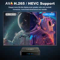 Android TV Box 2025 Populer X16 2+16GB Pemutar Media Streaming Kontrol Suara Set Top Box Smart Android TV Box