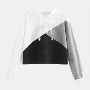 Ropa de mujer Cómodo Crop Top Sudaderas con capucha Venta caliente Calidad Premium Crop Top Sudaderas con capucha para la venta - Product Image 1