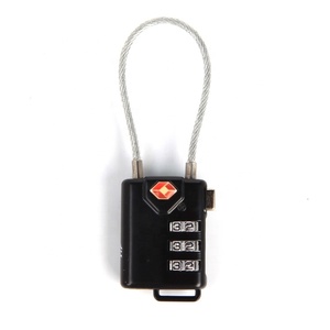 Portable 3-Dial Combination TSA Cable Lock Metal Travel Luggage <strong>Padlock</strong> <strong>for</strong> <strong>Suitcase</strong> Customs Code Special Bag Parts Accessories - Product Image 2