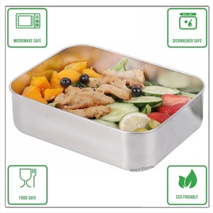 750ml Stainless Steel Tiffin <b>Box</b> Microwave Safe Leak Proof BPA Free Eco-Friendly <b>Stackable</b> Kitchen Food Storage <b>Lunch</b> <b>Box</b> - Product Image 3