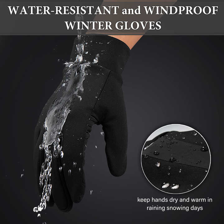 Thermal Windproof Waterproof Winter Gloves Touch Screen Warm Mittens Men Women E - Foto 3