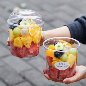 Contenitori in Plastica Trasparente Monouso per Insalate di Frutta, Bevande Fredde e Panini della Fabbrica Cundao - Product Image 2
