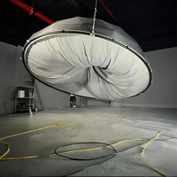 Écran dôme gonflable portable pour système de projection de musée scientifique, expositions mobiles en extérieur, installation facile, événement multifonctionnel