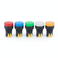 AD22-22DS 22mm Lampe de signalisation LED industrielle en plastique IP65 étanche, CRI 98 élevé, connexion rapide par bornes à ressort, pour panneau de commande pilote