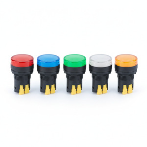 مصباح إشارة LED صناعي AD22-22DS مقاس 22 مم، مقاوم للماء IP65، مع طرف توصيل سريع بزنبرك، مصباح تجريبي للوحة التحكم، 220 فولت تيار متردد - Product Image 3