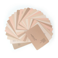 Logotipo personalizado Baby Milestone Cards Libro de tapa dura Devocional Self-Love Document para apreciar el registro de memoria del primer año del bebé
