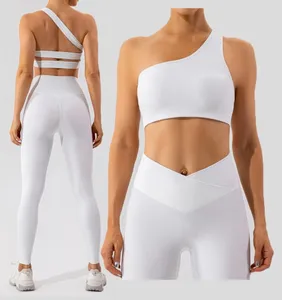 Activewear Manufacturers Wholesale Fitness Clothing Gym Yoga Sets Fitness Women Custom Logo Gym Fitness Sets