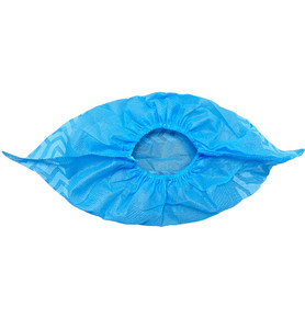 Couvre-chaussures en tissu non tissé <span class=keywords><strong>jetable</strong></span> personnalisé Couvre-chaussures antidérapant de couleur bleue réutilisable - Product Image 6