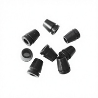 Manchon de protection étanche en silicone noir 5 mm JC-025 pour faisceau de câbles, en forme de tour ou en forme de I