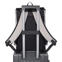 Sac à dos professionnel transfrontalier pour homme, grande capacité, sacoche d'ordinateur de voyage, sac fonctionnel pour le travail, en cuir PU tendance