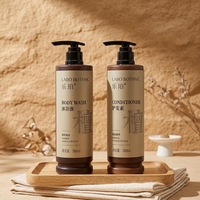 Ensemble de flacons pompe rechargeables grande capacité pour shampoing, gel douche, après-shampoing et lait corporel pour service hôtelier