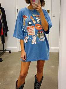 Camiseta Mango Girl Power Collage para mujer, de algodón, con estampado gráfico, estilo feminista, cuello redondo, manga corta, corte regular - Product Image 3