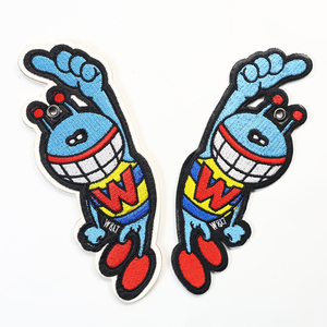 Nuevo estilo diseño de la tierra personalizado gran hierro en parches camiseta pegatina decoración para uniformes y prendas - Product Image 3