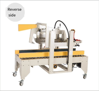 Machine à sceller les boîtes/cartons, machine d'emballage de boîtes en carton, machine automatique de pliage des rabats, machine à sceller et à ruban adhésif pour boîtes en carton