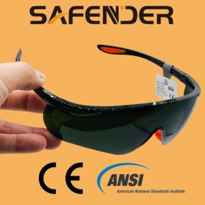 Ansi Z87.1 Anti niebla policarbonato IR Shade5 lentes protección UV gafas de seguridad para soldadura y protección UV IR - Product Image 2