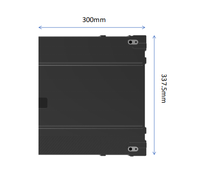 300*337.5mm COB LED 디스플레이 캐비닛 실내 엘리베이터 디지털 포스터 사이니지 IP54 등급 550-600 니트 쇼핑몰 소매점