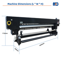 Impresora Plotter Económica de 3.2m de Formato Grande con Tinta Eco Solvente
