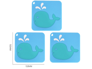 Promotional Cartoon Silicone Non-Slip <b>Table</b> <b>Mat</b> Soft Heat Insulation Thickened Place <b>Mat</b> for Household Dining Easy Clean Coaster - Product Image 5