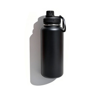 Botella de Agua con Aislamiento al Vacío de Doble Capa, de Acero Inoxidable 304, 800ml, 1000ml, 1200ml, con Tapa Libre de BPA, Mantiene la Temperatura de 6 a 12 Horas