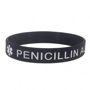 Pulsera de Goma de Silicona para Advertencia Médica de Alergia a la Penicilina, Protección Ambiental y Seguridad Hospitalaria - Product Image 4