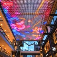 Écran LED haute luminosité pour usage extérieur, événements sportifs, grille lumineuse haute intensité, écran tactile, animation, magasin de détail