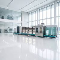 Ligne de production automatique de verre isolant YBKE Siemens pour verre à revêtement Low-E avec PLC intelligent
