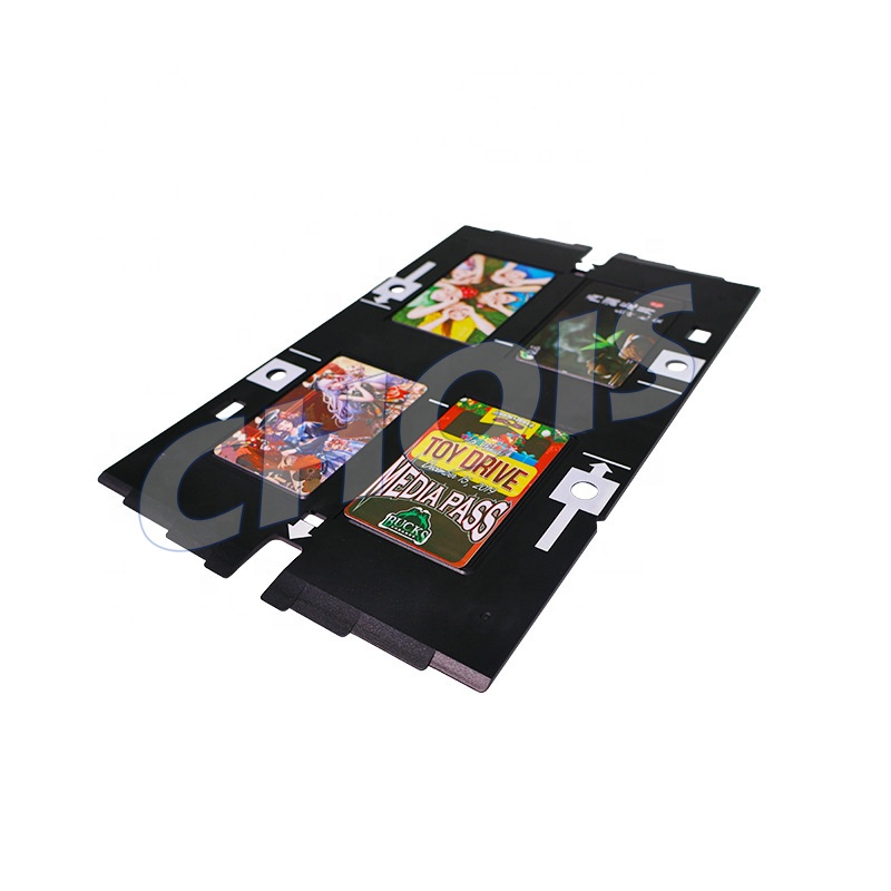 Epson L8058対応 PVCカードトレイ (IDカード印刷用) - ブラック 302
