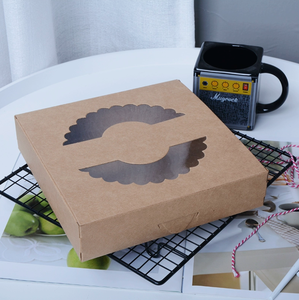 Thiết Kế Miễn Phí Cấp Thực Phẩm Bánh <span class=keywords><strong>Pizza</strong></span> Hộp Phân Hủy Sinh Học Tái Chế Bánh <span class=keywords><strong>Pizza</strong></span> Bao Bì Hộp Với Cửa Sổ PVC - Product Image 4