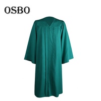 Vente en gros 2025 Pas cher Adulte Mat Marron Académique Bachelor Graduation Robe Chœur Robe