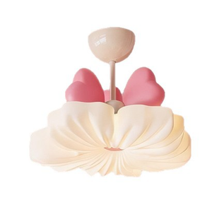 Lámpara de <span class=keywords><strong>Techo</strong></span> Moderna de Hierro con Diseño de Flor, Luz LED de Espectro Completo para Protección Ocular, Ideal para Dormitorio Infantil o Habitación de <span class=keywords><strong>Niñas</strong></span> - Product Image 5