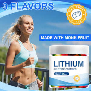 Gomitas de Orotato de Litio en Oferta, 60 Unidades, Suplementos de Litio, Vitamina <span class=keywords><strong>B</strong></span>, Magnesio, Apoyo al Estado de Ánimo, Alivio del Estrés, Salud Cerebral - Product Image 2