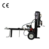 Machine à opto de chine séparateur de bûches, avec scie et séparateur et levage de lot, processeur de bois de chauffage
