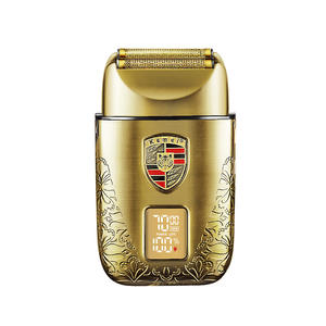 Afeitadora Eléctrica Kemei KM-T93 Dorada con Cabezal Flotante, Recargable, Pantalla Digital, Maquinilla de Afeitar de Una Sola Cuchilla para Hombre - Product Image 1