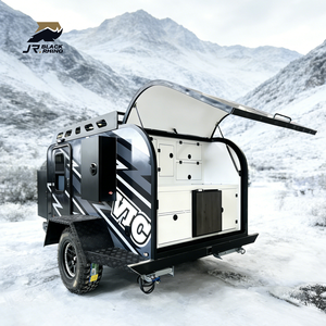 Caravane tout-terrain moderne légère et étanche haute intensité pour camping-car, mini-caravane de voyage sur route, couleur personnalisée - Product Image 1
