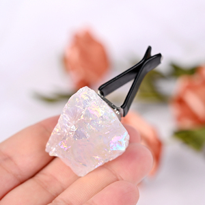 <b>Bow</b> Vent <b>Clips</b>, Natural Crystal <b>Bow</b> Car Diffuser Vent <b>Clip</b> Tumble Stones <b>Bow</b> Car Interior Decor Bling Car Accessories for Girls - Product Image 6