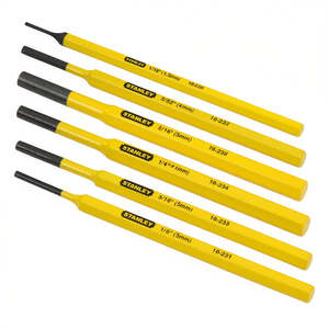 Kit de poinçons Stanley de 1/16 à 1/4 pouces, 6 pièces, pour le travail des métaux et les tâches de précision - Product Image 2
