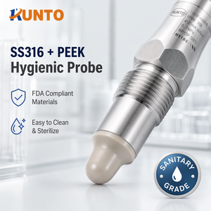 Sensore di Livello Industriale Sanitario SS316 per Alimenti, Interruttore Igienico di Livello Liquido OEM 4-20mA PNP NPN per Automazione Processi Serbatoi, 1 Anno di Garanzia - Product Image 3