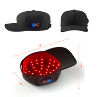 Gorro de Terapia LED Rojo Inalámbrico 2026 con 72 LED, Portátil para la Cabeza, Recargable, 3 Modos de Pulso, Certificado CE