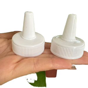 Vente en gros de bouchons à vis en plastique blanc KL 38 mm, long bec verseur, bouchon à disque 38/410 pour flacons pharmaceutiques, fabricant direct - Product Image 1