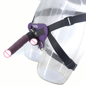 Faak Bdsm <span class=keywords><strong>Sex</strong></span> Speelgoed Harnas Strap On Siliconen Dildo Realistische Strap-On Strapless Lederen Strapon Dildo Voor Lesbische Vrouwen mannen - Product Image 4
