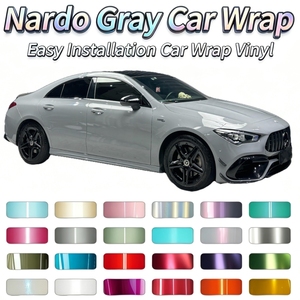 Vinilo Adhesivo Gris Nardo, <span class=keywords><strong>el</strong></span> Color <span class=keywords><strong>de</strong></span> Auto Más Popular, Acabado Mate, Película Autoadhesiva con Capacidad <span class=keywords><strong>de</strong></span> Autoreparación, <span class=keywords><strong>Precio</strong></span> <span class=keywords><strong>de</strong></span> Distribuidor, Vinilo 3M Gris Plateado Cristal - Product Image 1