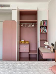Armoire en bois pour enfants avec un design coloré, finition sécurisée pour les enfants, organisateur pour la chambre d'enfant, meubles - Product Image 2