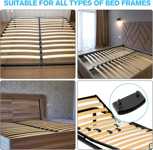 Tapas Universales para Extremos de Somier - Soportes de Plástico para Marcos Metálicos y Lamas de Madera, Accesorios de Cama OEM Personalizables Directo de Fábrica - Product Image 3
