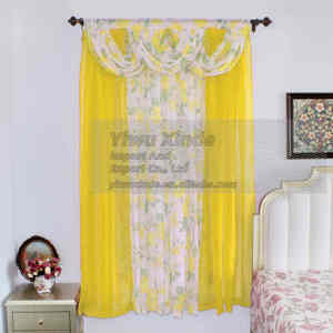 <span class=keywords><strong>Rideaux</strong></span> de luxe 5 pièces à motifs floraux, en polyester transparent avec œillets, pour <span class=keywords><strong>salon</strong></span> et chambre à coucher - Product Image 6