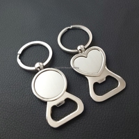 Maßgefertigter Edelstahl-Flaschenöffner Schlüsselanhänger Personalisiertes Geschenk Werbe-Metall-Schlüsselanhänger Hochzeits-Party-Souvenir