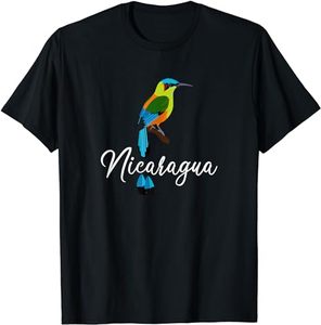 Camiseta Personalizada de Nicaragua con Estampado de Bandera de Nicaragua, Camiseta de Arte, Venta al por Mayor, Camisetas de Manga Corta Sublimadas para Hombre - Product Image 1