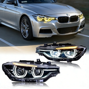Feux avant CCTC Retrofit F30 LCI LED blanc jaune double couleur Plug and Play pour <span class=keywords><strong>BMW</strong></span> Série <span class=keywords><strong>3</strong></span> F30 F31 F35 2013-2018 - Product Image 1