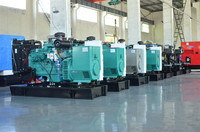Generador diésel de cuatro tiempos refrigerado por agua de arranque eléctrico 10kw 12kva 15kva grupo electrógeno diésel alimentado por motor UK-Perkin