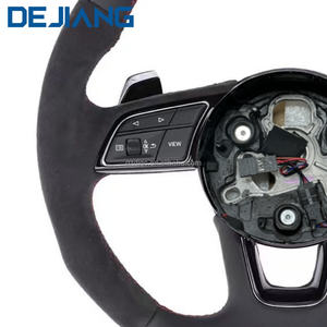 Volante Deportivo de Cuero Alcantara de Alta Calidad con Base Plana para <span class=keywords><strong>Audi</strong></span> S6 S7 A4 A5 A6 A7 Q3 Q5 A3 S3 S8 R8 2015 2016 - Product Image 6