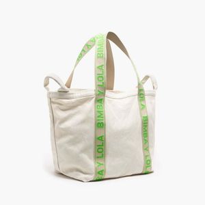 Sac fourre-tout en toile extra large de 21 pouces sac de plage de voyage avec sangle en forme de lettre personnalisée sac fourre-tout portable pour femmes - Product Image 1